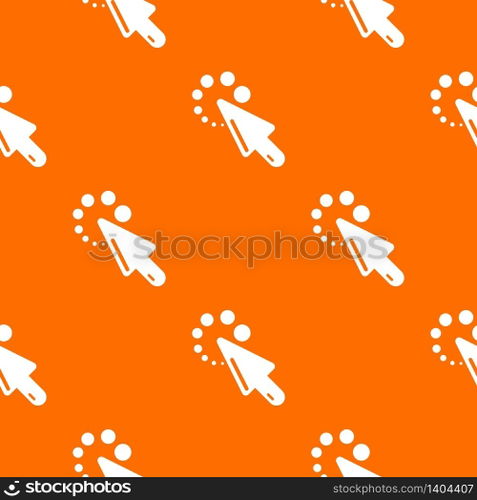 Cursor loading pattern vector orange for any web design best. Cursor loading pattern vector orange