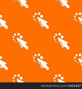 Cursor loading pattern vector orange for any web design best. Cursor loading pattern vector orange