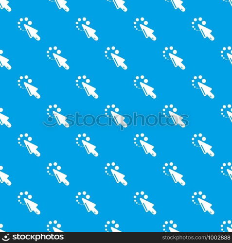 Cursor loading pattern vector seamless blue repeat for any use. Cursor loading pattern vector seamless blue
