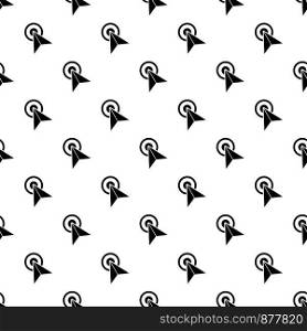 Cursor technology element pattern seamless vector repeat geometric for any web design. Cursor technology element pattern seamless vector