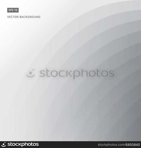 curve line gray and white black color background abstract art vector copy space