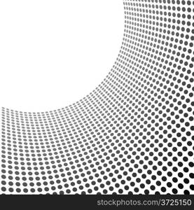 Curved circles pattern template with copy space.