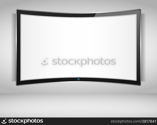 Curved TV Screen