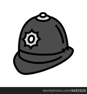 custodian hat cap color icon vector. custodian hat cap sign. isolated symbol illustration. custodian hat cap color icon vector illustration