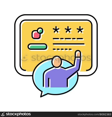 customer review testimonial color icon vector. customer review testimonial sign. isolated symbol illustration. customer review testimonial color icon vector illustration