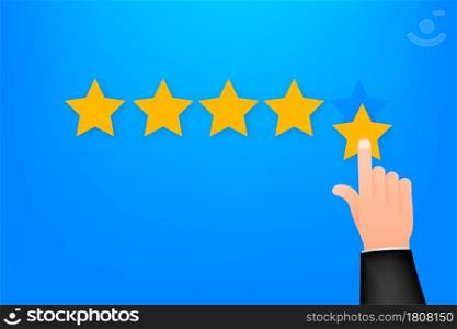 Customer review, Usability Evaluation, Feedback, Rating system isometric concept. Vector illustration.. Customer review, Usability Evaluation, Feedback, Rating system isometric concept. Vector illustration