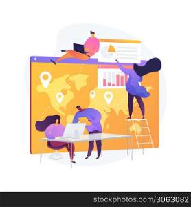Customer support abstract concept vector illustration. Tech support, telemarketing, provide customer service, management software, online chat, help center, buyer helpline abstract metaphor.. Customer support abstract concept vector illustration.