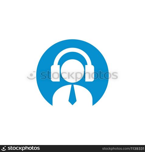 Customer support icon graphic design template vector isolated. Customer support icon graphic design template vector