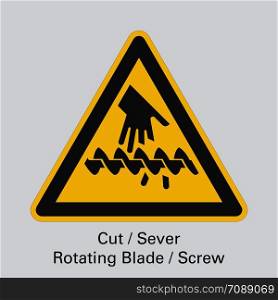 Cut / Sever Rotating Blade / Screw