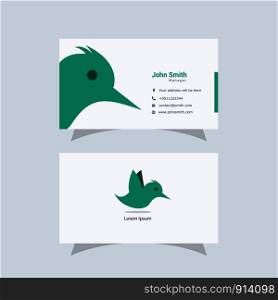 Cute and beautiful logo, bird business card