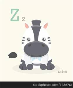Cute Animal Alphabet Series A-Z for kids education.