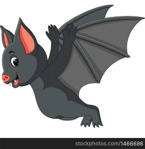 Cute bat cartoon