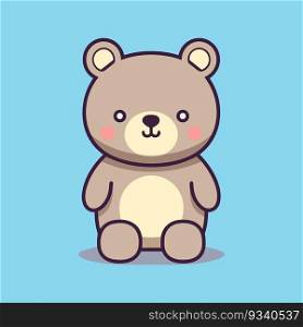 cute bear illustration teddy bear