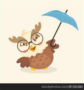 Cute cartoon hawk vector illustration.. Cute cartoon hawk 