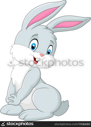 Cute cartoon rabbit