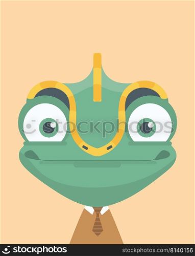 Cute chameleon.Childish print for nursery,kids apparel,poster,postcard.. Cute chameleon.