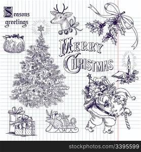 Cute Christmas doodles