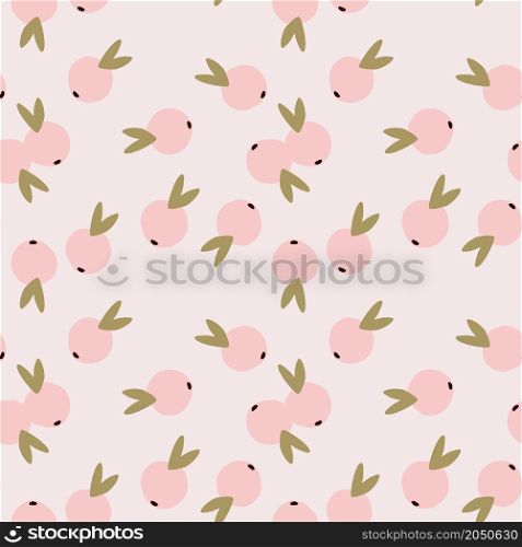 Cute citrus fruit seamless pattern. Fruits endless wallpaper. Pastel colors. Design for fabric , textile print, surface, wrapping, cover. Simple vector illustration. Cute citrus fruit seamless pattern. Fruits endless wallpaper. Pastel colors.