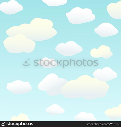 Cute cloud pattern