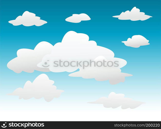 Cute cloud pattern