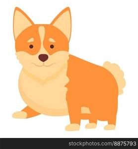 Cute corgi icon cartoon vector. Funny pet. Royal canine. Cute corgi icon cartoon vector. Funny pet