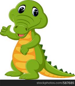 cute crocodile cartoon