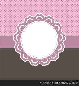 Cute decorative background using pink and brown colours
