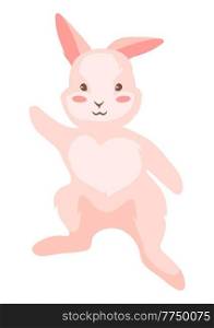Cute Easter Bunny illustration. Cartoon little rabbit character for design.. Cute Easter Bunny illustration. Cartoon rabbit character for design.