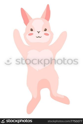 Cute Easter Bunny illustration. Cartoon little rabbit character for design.. Cute Easter Bunny illustration. Cartoon rabbit character for design.