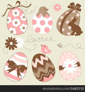 Cute Easter Egg Set