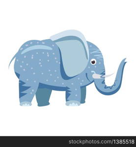 Cute elefant, animal, trend cartoon style vector. Cute elefant, animal, trend, cartoon style, vector, illustration, isolated on white background