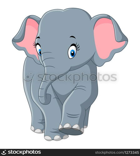 Cute elephant cartoon