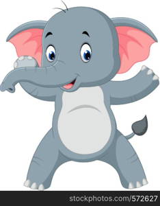 Cute elephant cartoon