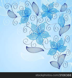 Cute floral background