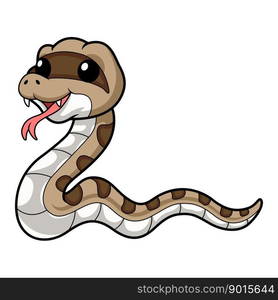 Cute happy gopher snake cartoon — Stockphotos.com