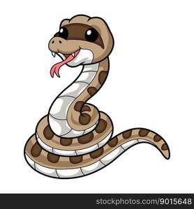 Cute happy gopher snake cartoon — Stockphotos.com