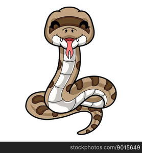 Cute happy gopher snake cartoon — Stockphotos.com