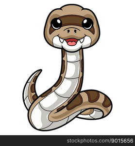 Cute happy gopher snake cartoon — Stockphotos.com