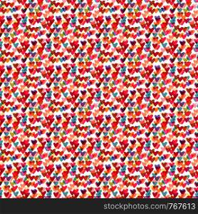 Cute hearts seamless pattern. Fashion vector background for textile or wrapping design. Cute hearts seamless pattern. Fashion vector background for textile or wrapping design.