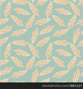 Cute leaves seamless pattern . Foliage backdrop. Floral wallpaper. Vintage floral background. For fabric design, textile print, wrapping. Contemporary vector illustration.. Cute leaves seamless pattern . Foliage backdrop.