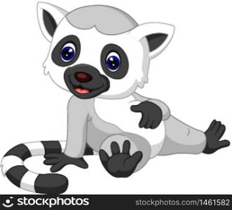 cute lemur cartoon