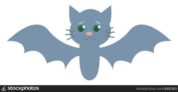Cute little bat vector illustration