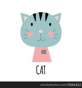 Cute Little Cat Animal Icon. Vector Illustration EPS10. Cute Little Cat Animal Icon. Vector Illustration