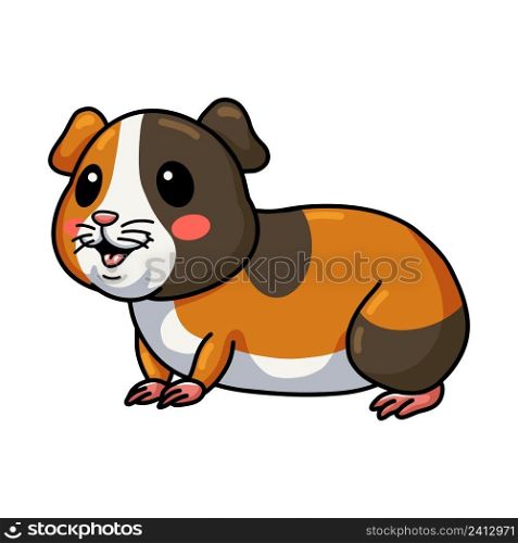 Cute little guinea pig cartoon