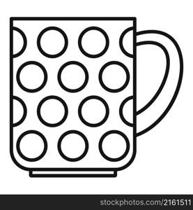 Cute mug icon outline vector. Hot cup. Ceramic mug. Cute mug icon outline vector. Hot cup