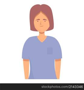 Cute nurse icon cartoon vector. Doctor care. Hospital day. Cute nurse icon cartoon vector. Doctor care