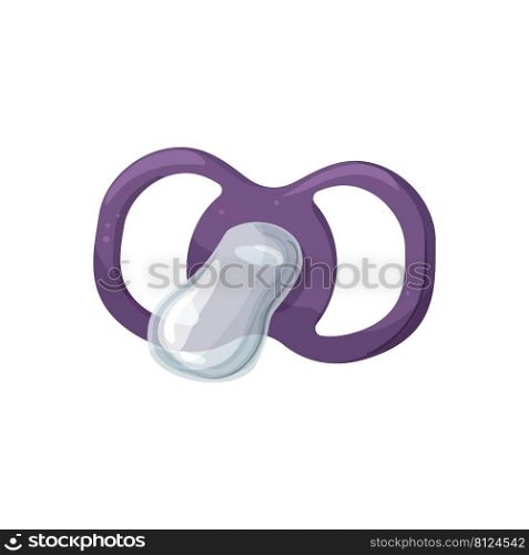cute pacifier baby color icon vector. cute pacifier baby sign. isolated symbol illustration. cute pacifier baby color icon vector illustration