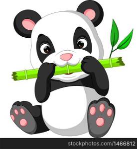 cute panda cartoon