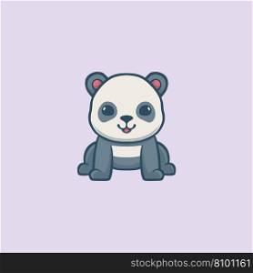 Cute panda Royalty Free Vector Image