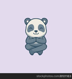 Cute panda Royalty Free Vector Image